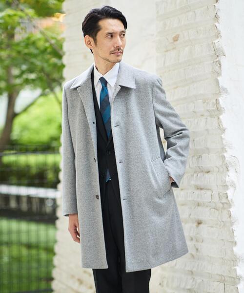 TAKEO KIKUCHI（タケオキクチ） ステンカラーコート コート カシミヤ