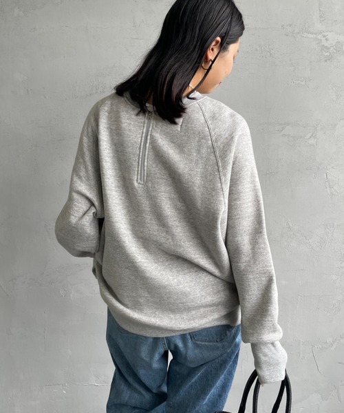 AMERICANA（アメリカーナ） スウェット バックジップ ロゴプリント