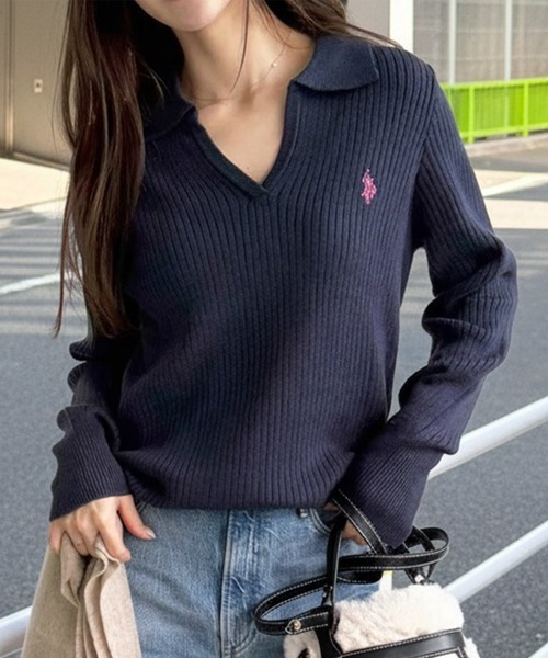 U.S. POLO ASSN.（ユーエスポロアッスン） ニット セーター GeeRA別注