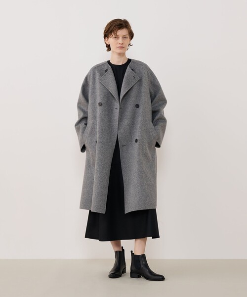 GALERIE VIE（ギャルリー ヴィー） ノーカラーコート コート ダブル