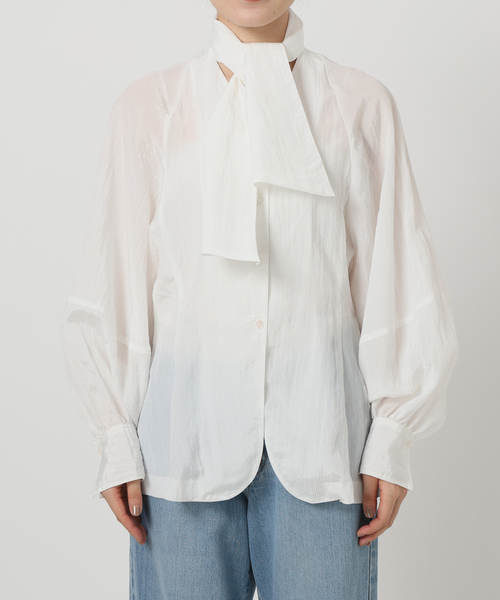 IENA（イエナ） ブラウス シャツ ＆NAVY 2way ボウタイ ブラウス