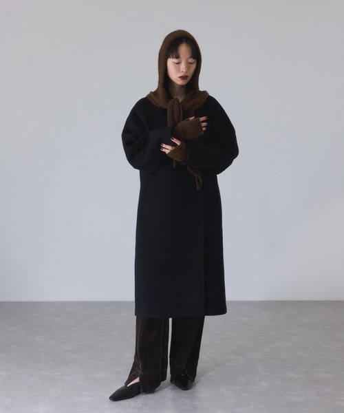 ADAM ET ROPE'（アダムエロペ） ステンカラーコート コート ウール