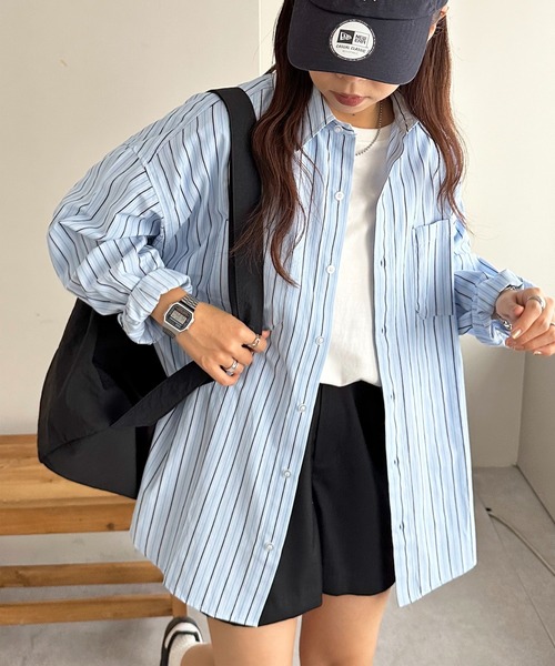 Discoat（ディスコート） ブラウス シャツ 「WEB限定」ドビー