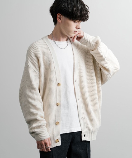 Rocky Monroe（ロッキーモンロー） カーディガン ハイバルキー片畦編み
