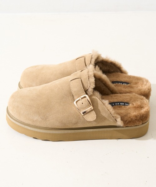 MOHI（モヒ） サンダル 「MOHI/モヒ」ファーサボシューズサンダル