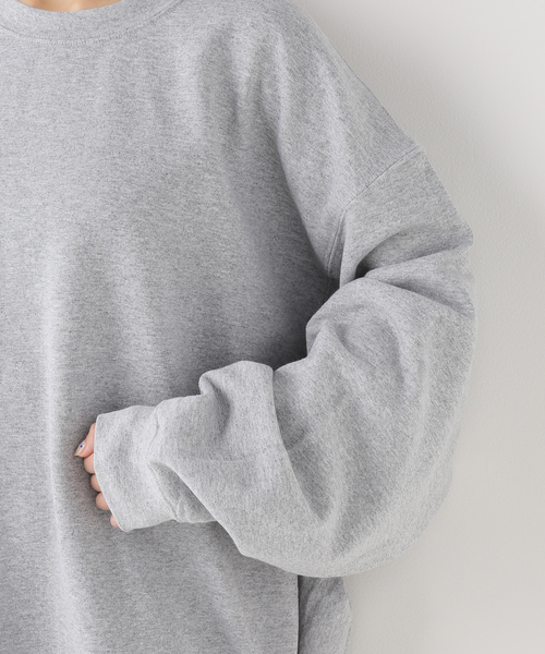 PRE_（プレ） スウェット レディース 「PRE_/プレ」ビッグスリーブ