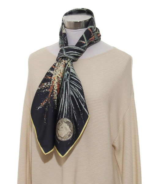 SWASH LONDON スカーフ バンダナ シルクスカーフ ツイル 88*88