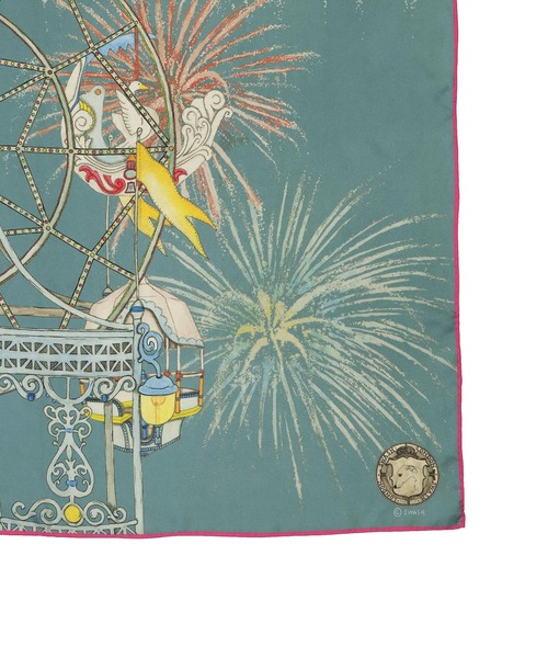 SWASH LONDON スカーフ バンダナ シルクスカーフ ツイル 88*88