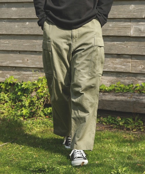 MR.OLIVE（ミスターオリーブ） カーゴパンツ US NAVY HERRINGBONE / M