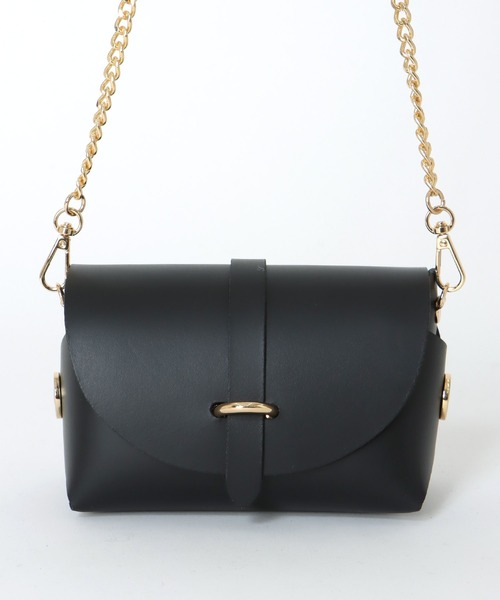 ショルダーバッグ バッグ チェーンショルダー ミニバッグ「VICE VERSA