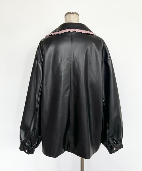 Magia Charm（マギアチャーム） レザージャケット ライダース 配色