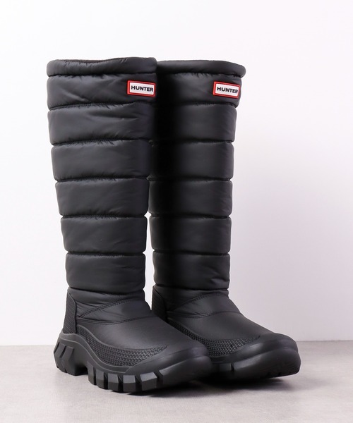 HUNTER（ハンター） ブーツ パファー トール スノー ブーツ レディース