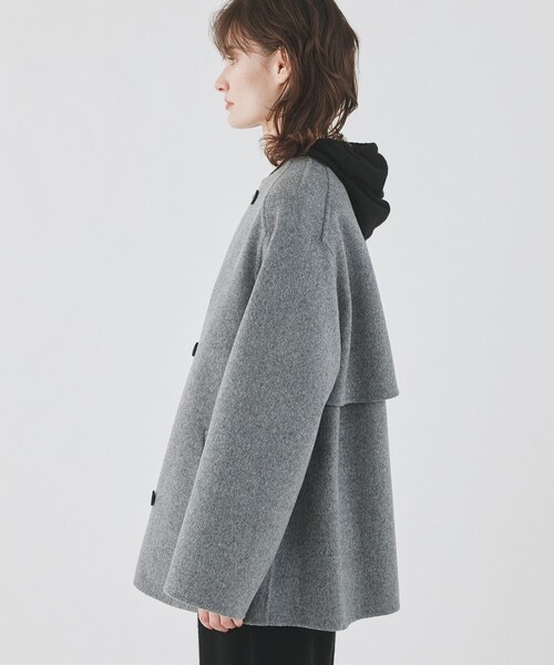 GALERIE VIE（ギャルリー ヴィー） ノーカラーコート コート ウール