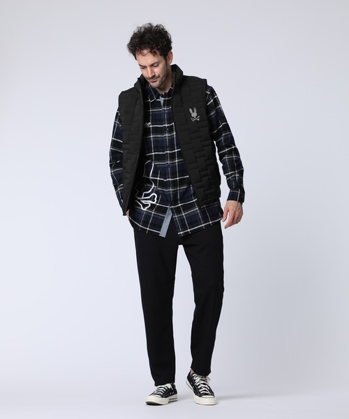 Psycho Bunny（サイコバニー） ダウンベスト ベスト シームレス ダウン