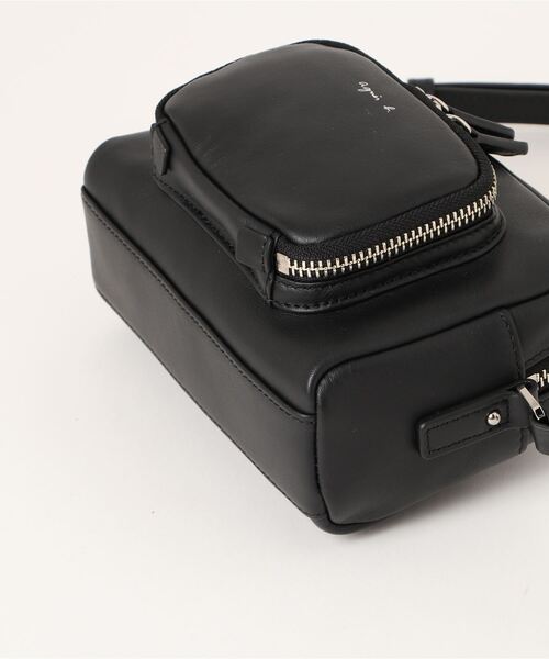 agnes b.（アニエスベー） ショルダーバッグ バッグ レザーミニ