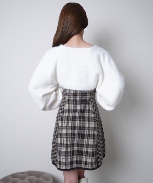 LIP SERVICE（リップサービス） ワンピース フェザーチェック