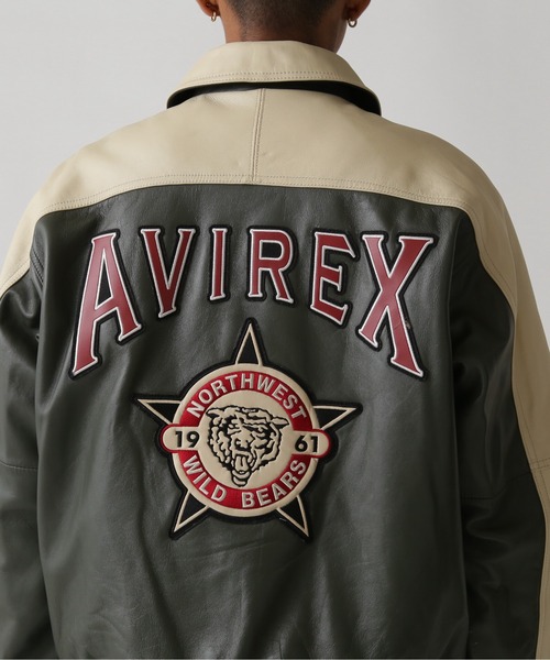 AVIREX（アヴィレックス） スタジャン STADIUM JACKET WILD BEARS