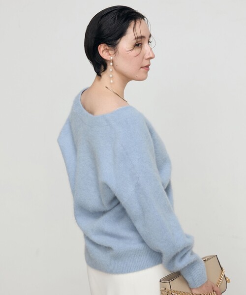 NOLLEY'S Sophi（ノーリーズソフィー） カーディガン ヘアリーVネック