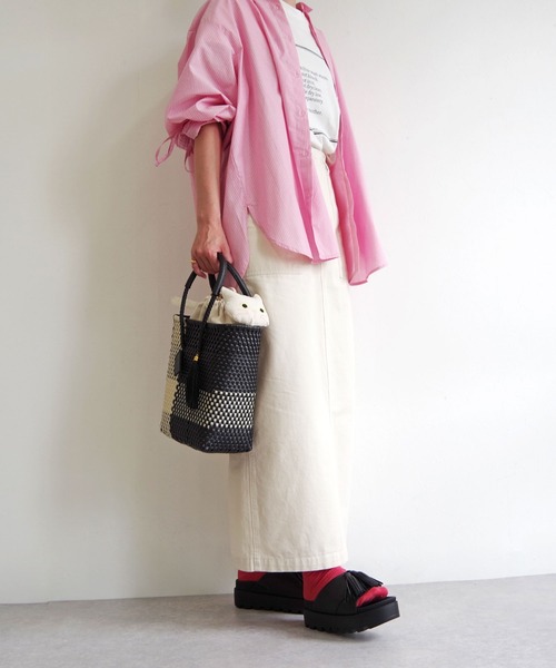 かごバッグ カゴバッグ WOVEN (ウーヴン) / メキシコ製 メルカドバッグ