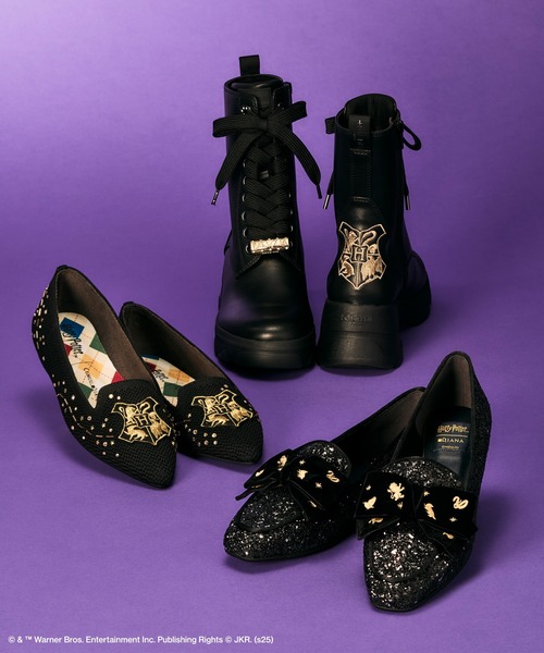 diana（プラスダイアナ） ブーツ 「ホグワーツ校章」シリーズ レース