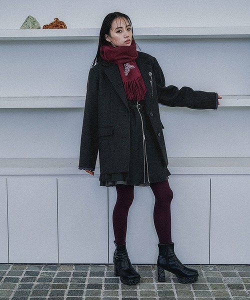 HARE（ハレ） ブーツ ガラソールチャンキーブーツ(HARE) レディース