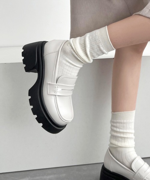 Shoes in Closet（シュークロ） ローファー 軽量厚底 タンクソール