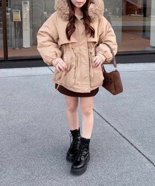 frunco モッズコート コート 「ZOZOTOWN限定」フード付きモッズコート