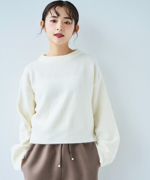 mil（ミル） ニット セーター クロップドニットセーター「585154