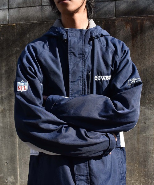 NBA/NFL/NHL/MLB ナイロンジャケット 「ヴィンテージ古着」Reebok×NFL