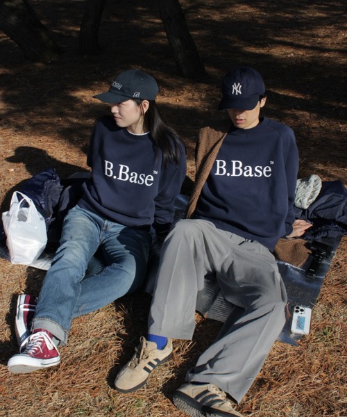 BROKEN BASE（ブロークンベース） トレーナー スウェット B.Base裏起毛