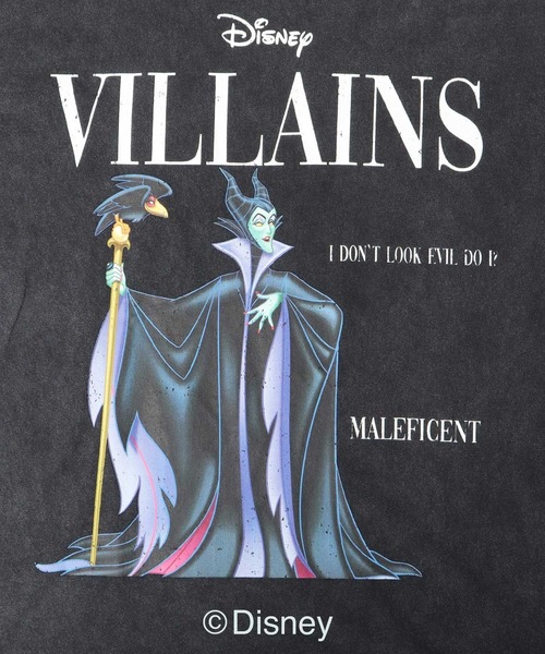 A.M.S. tシャツ スノーウォッシュ加工 ディズニー ヴィランズ 古着風