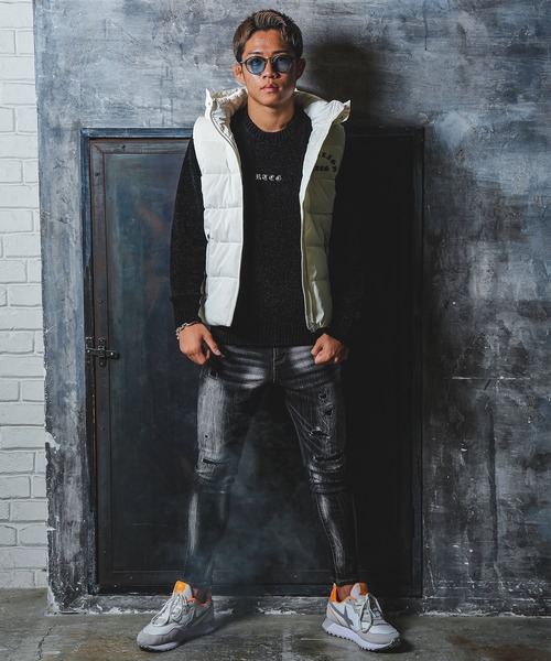 adamsJUGGLER（アダムスジャグラー） ダウンベスト ベスト RTEGバック