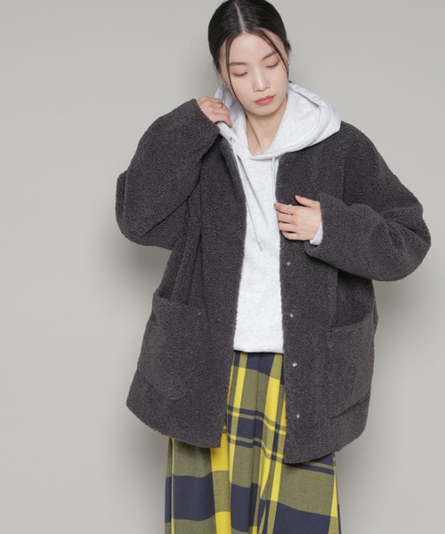 NANO universe（ナノ・ユニバース） ノーカラーコート コート