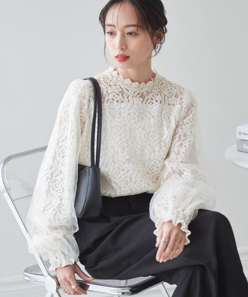 BOSCH（ボッシュ） 長袖ブラウス 38 グリーン レディース : ZOZOTOWN