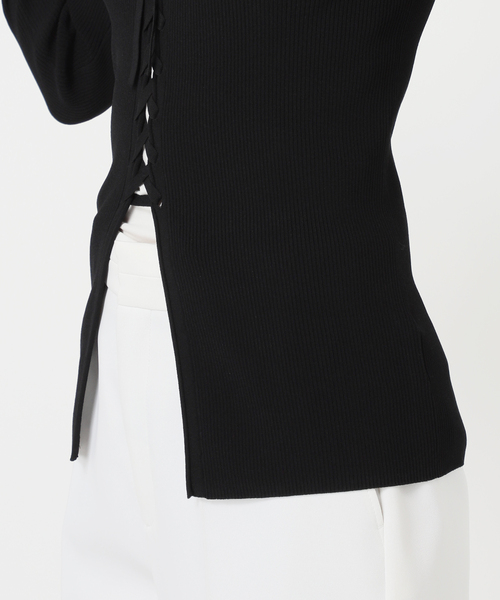 NOBLE（ノーブル） ニット セーター 「WEB限定追加」レースアップ