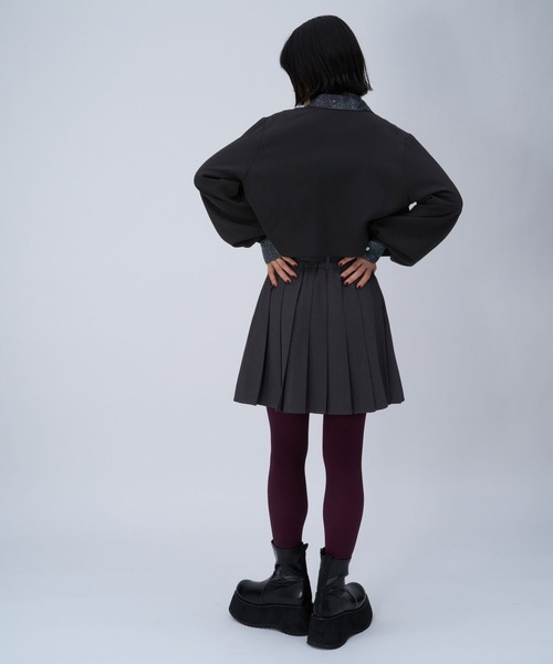 HARE（ハレ） ブラウス シャツ ジャガードキリカエショートシャツ(HARE