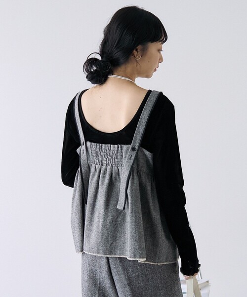 FREAK'S STORE（フリークスストア） キャミソール ツイードビスチェ