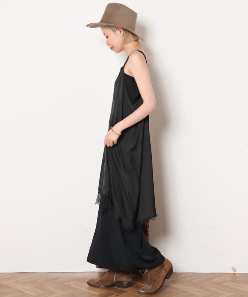 AP STUDIO ワンピース レースドッキングキャミワンピース : ZOZOTOWN