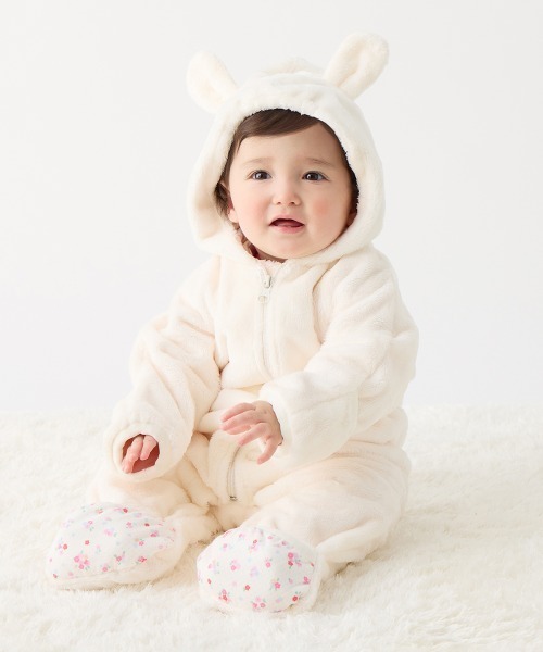 MIKI HOUSE（ミキハウス） ベビー服 ロンパース マイクロファー