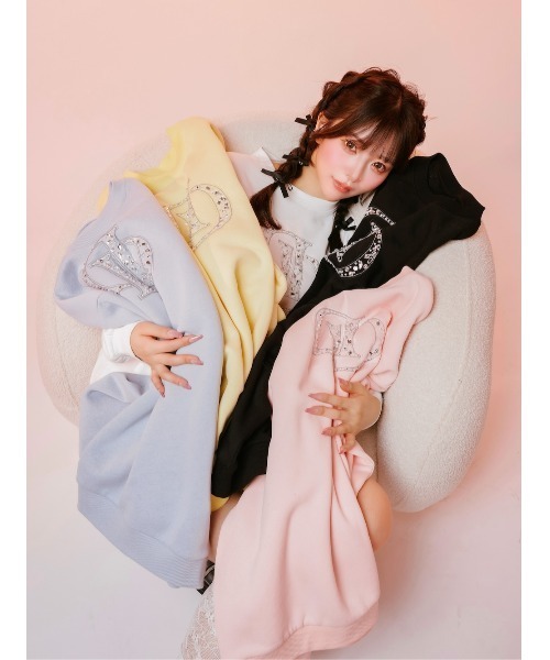 Darich（ダーリッチ） パーカー DDビジュープルオーバー レディース