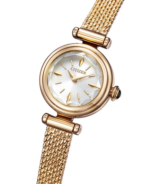 Kii（CITIZEN） 腕時計 kii: キー エコ・ドライブ ラウンドメッシュ