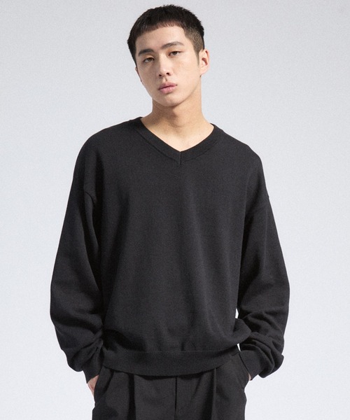 Parts Lab. セーター ニット 「Parts Lab.」Basic Cotton Linen Kint