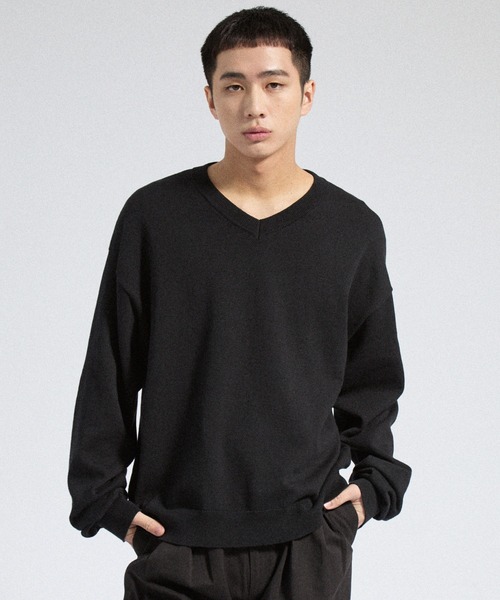 Parts Lab. セーター ニット 「Parts Lab.」Basic Cotton Linen Kint