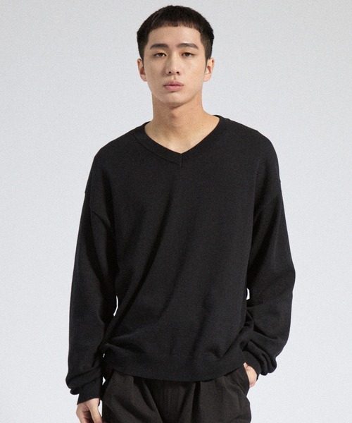 Parts Lab. セーター ニット 「Parts Lab.」Basic Cotton Linen Kint