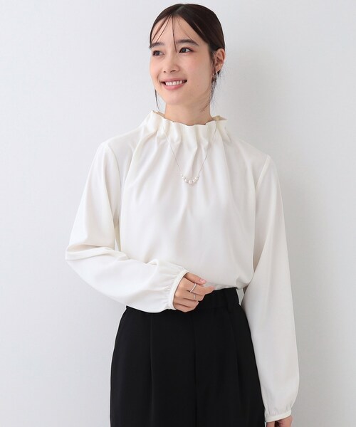 SHOO・LA・RUE（シューラルー） ブラウス シャツ 「S-3L/洗える