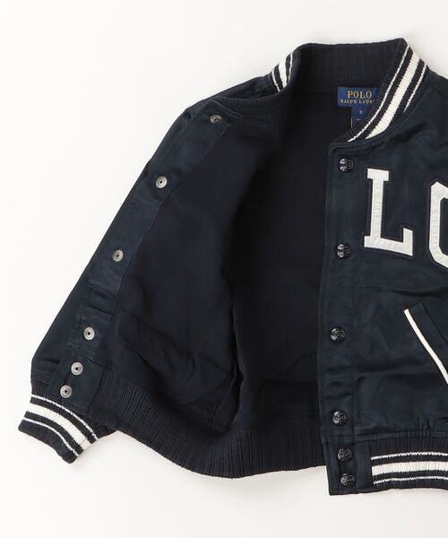 Polo Ralph Lauren Childrenswear スタジャン アウター ロゴ サテン