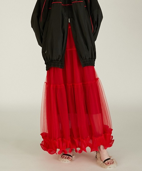 PRANK PROJECT（プランクプロジェクト） スカート フリルヘムチュール