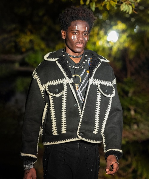 amok（アモク） シャツ AMULET EMBROIDERY SHIRT メンズ レディース