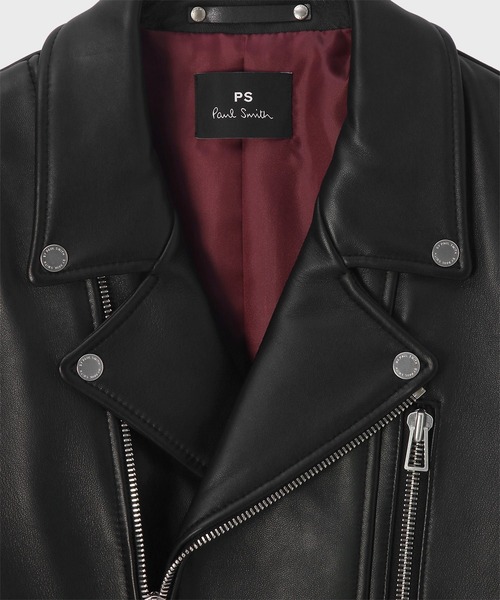 PS Paul Smith コート ジャケット シープスキン ダブルライダース