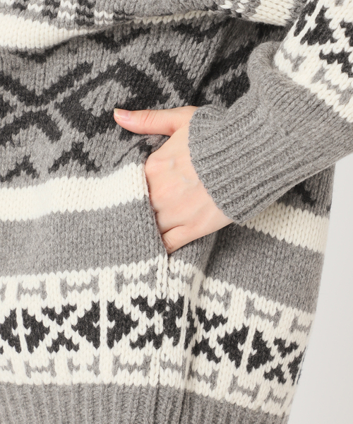 FRAMeWORK（フレームワーク） カーディガン ジャガードカーディガン